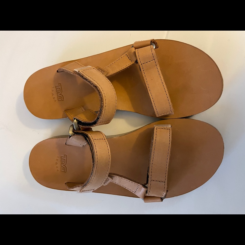 Teva Original Slide Sandal size 9 Tan